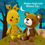 Как связать игрушку, чтобы у нее крутилась голова или лапки